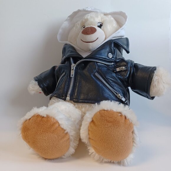 Build A Bear Workshop Harley Davidson Bear Plush Billys Place Biker - Picture 11 of 15
